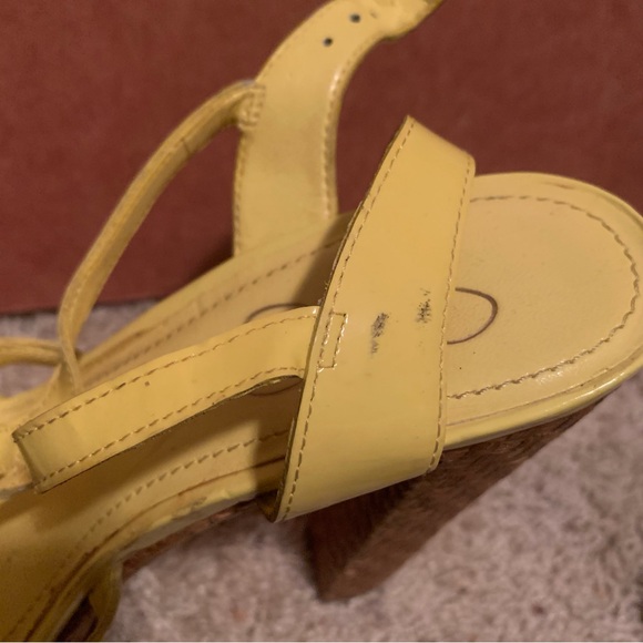 Jessica Simpson Cizal Lemon chill 8.5 platforms - Picture 10 of 15